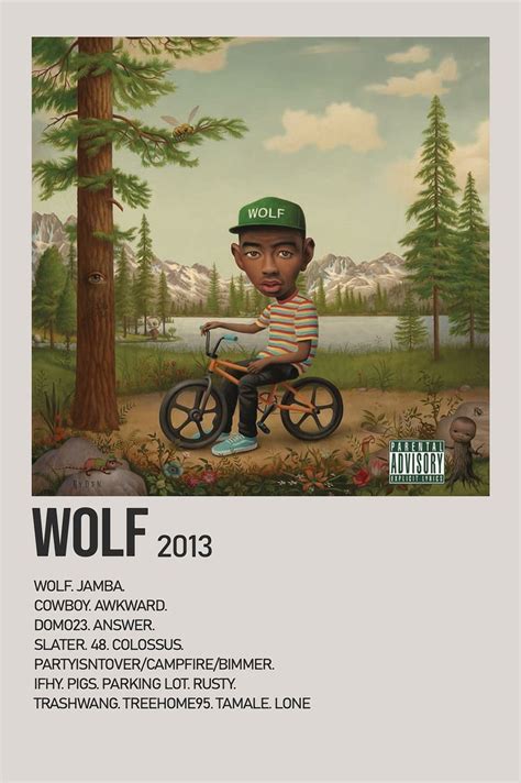 wolf poster tyler|Tyler The Creator Poster